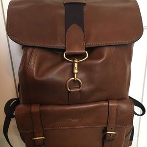 Coach Leather Backpack